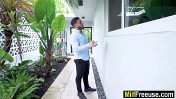 Inspector Anal Fucks Daughter In Entrance Of Stepmom